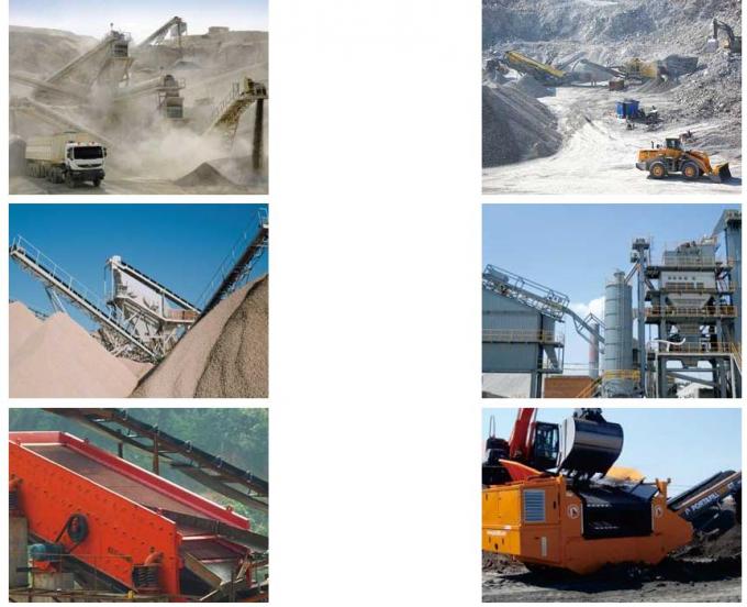 石切り場および採鉱のプロジェクトのための高い選別区域のステンレス鋼の編まれた網 6
