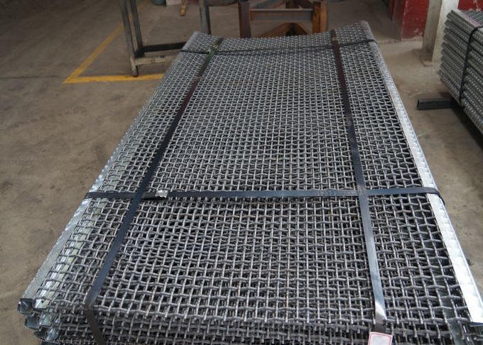 長方形のばねの鋼鉄金属線の網目スクリーンISO9001の標準 1